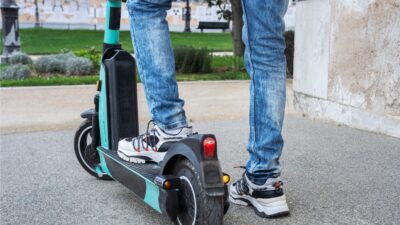 E-steps met dikke banden